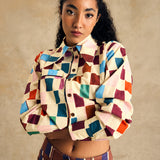 Cropped Button-Up Shirt