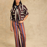 Cropped Button-Up Jacket