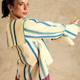 Sailor Collar Long Sleeve Blouse