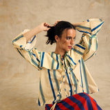 Sailor Collar Long Sleeve Blouse
