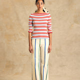 High-Waist Straight Leg Pants
