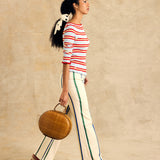 High-Waist Straight Leg Pants