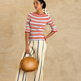 High-Waist Straight Leg Pants