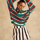 Asymmetrical Wrap  Mini Skort