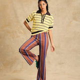 High-Waist Straight Leg Pants