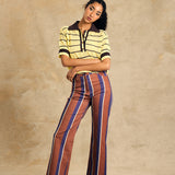 High-Waist Straight Leg Pants