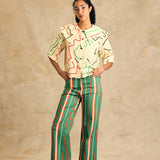 Double Collar Button-Up Shirt