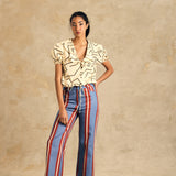 High-Waist Straight Leg Pants