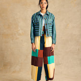 Elastic Waist Wide-Leg Pants