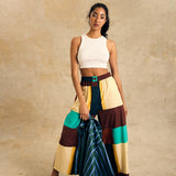Elastic Waist Wide-Leg Pants