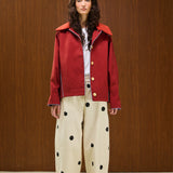 Suede Collar Cotton Jacket