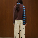 COTTON HIGH WAISTED CROPPED PANT  WITH ELASTICBAND