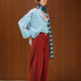 Cotton Long Sleeve Shirt With Chest Pocket