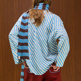 Cotton Long Sleeve Shirt With Chest Pocket
