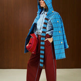 COTTON HOODED TRENCH COAT