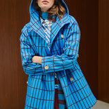 COTTON HOODED TRENCH COAT