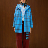 COTTON HOODED TRENCH COAT