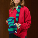 Solid Crew Neck Knit Sweater