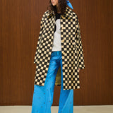 Cotton  Trench Coat With Shirt Collar