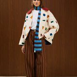 COTTON HOODED JACKET WITH FULL ZIPPER