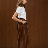 Cotton High Waisted Pant