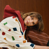 COTTON HOODED JACKET WITH FULL ZIPPER