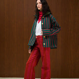 Corduroy Collar Cotton Jacket