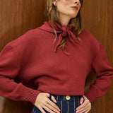 SOLID CREW NECK KNIT SWEATER