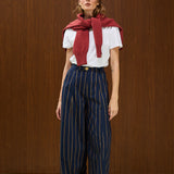 Cotton High Waisted Pant