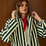 COTTON  TRENCH COAT WITH SHIRT COLLAR