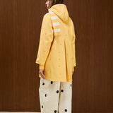 COTTON HOODED TRENCH COAT