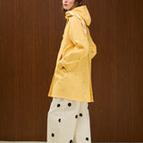 COTTON HOODED TRENCH COAT