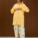 COTTON HOODED TRENCH COAT
