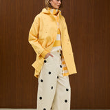 COTTON HOODED TRENCH COAT