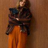 Cotton Hooded Jacket With Full Zipper