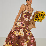 Sunflower Sleeveless Maxi Dress
