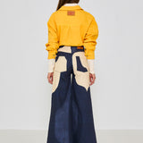 Navy Drops Gabardine Pant