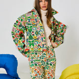 Titane Flower Gabardine Jacket