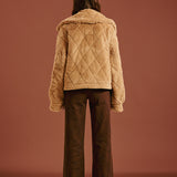 Soprano Reversible Faux Suede Jacket