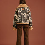 Soprano Reversible Faux Suede Jacket