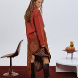 Falda larga solitaria