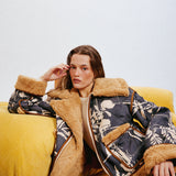 Soprano Reversible Faux Suede Jacket