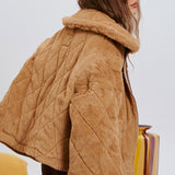 Soprano Reversible Faux Suede Jacket