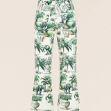 Tropical Garden Cotton Pant