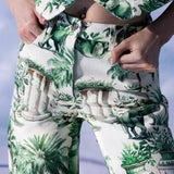 Tropical Garden Cotton Pant